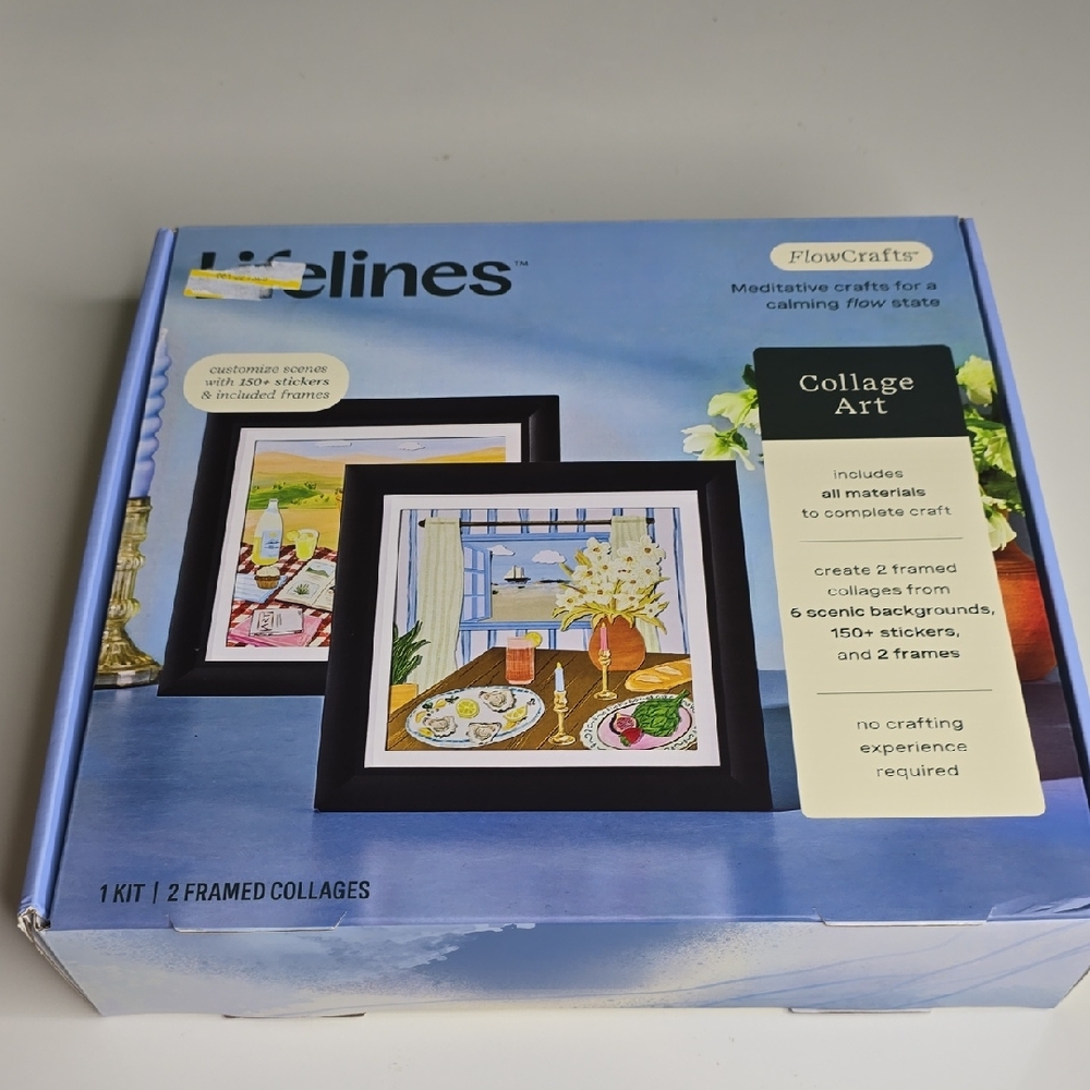 Collage Art Kit - Black Frames Lifelines